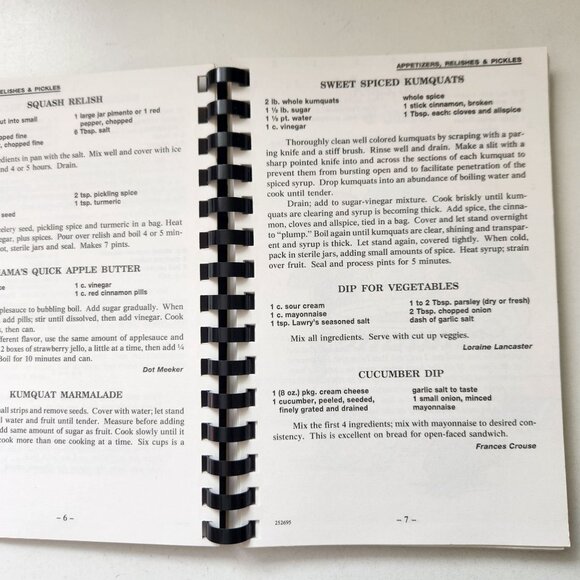 Heavenly Dishes Cookbook Young At Heart First Baptist Church Spiral-Bound - Picture 7 of 9